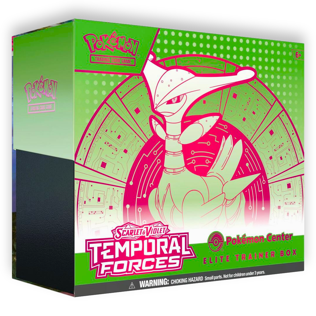 Temporal Forces PKMN Center Elite Trainer Box (Iron Leaves)